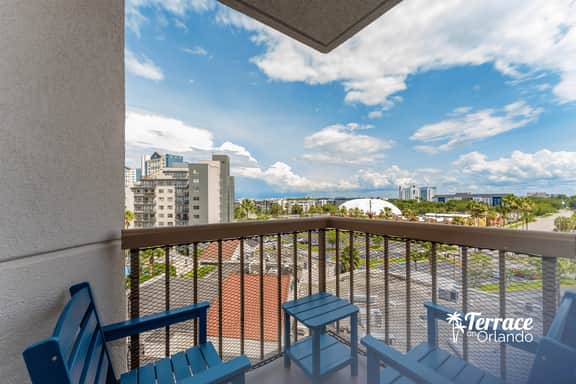 Garden View Balcony King Studio, 3608 (Deluxe)